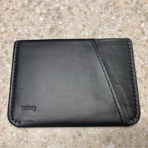 Bellroy Card Sleeve, never used, light scuffing on leather.